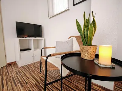 TV/Unterhaltungsangebot in der Unterkunft Gemütliche Ferienwohnung in ruhiger Lage