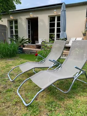 Ein Garten an der Unterkunft Idyllische Fewo Belling Spa - eigene Sauna