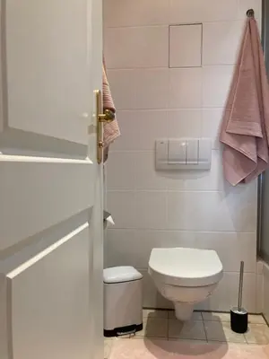 Ein Badezimmer in der Unterkunft Apartment Weinblick Radebeul, Dresden