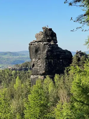 Naturlandschaft in der Nähe des Ferienhauses