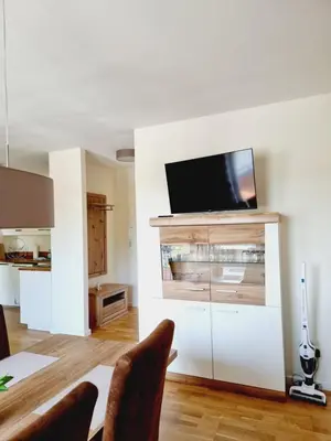 TV/Unterhaltungsangebot in der Unterkunft Hübsches Design Apartment mit Parkplatz im Zentrum von Königstein