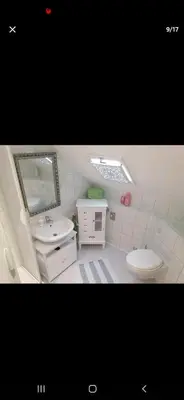 Ein Badezimmer in der Unterkunft Ferienwohnung Kirchblick
