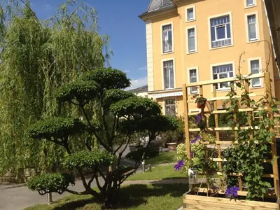 Ein Garten an der Unterkunft Ferienwohnung Silva