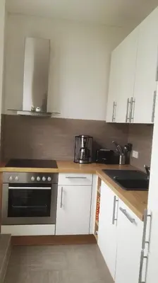 Küche/Küchenzeile in der Unterkunft Ferienwohnung Silva