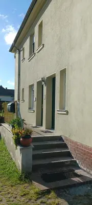 Das Gebäude in dem sich die Ferienwohnung befindet