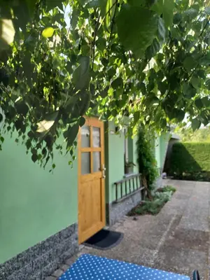 Ein Garten an der Unterkunft Waldblick