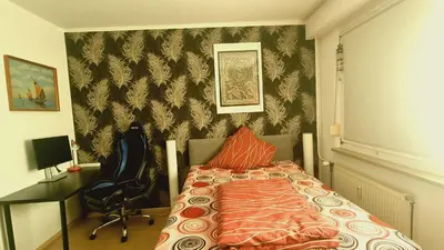 Ein Bett oder Betten in einem Zimmer der Unterkunft Private Zimmer am Dresden Hauptbahnhof