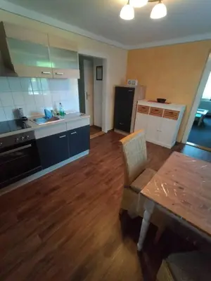 Küche/Küchenzeile in der Unterkunft Ferienwohnung 3 Am Zahnsborn