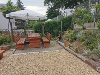 Ein Garten an der Unterkunft Fewo Cosel Castello mit Sauna