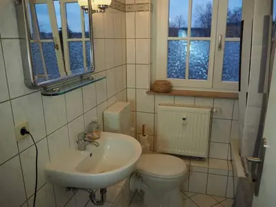 Ein Badezimmer in der Unterkunft 3-Raum Wohnung in Dresden, ideal für Monteure