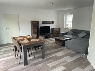 TV/Unterhaltungsangebot in der Unterkunft Ferienhaus Helfert FeWo 1 mit großer Terrasse