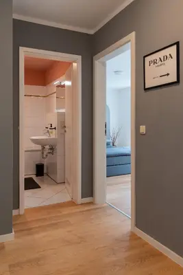 Ein Badezimmer in der Unterkunft Studio THREE / Wifi / Netflix / 3 getrennte Betten