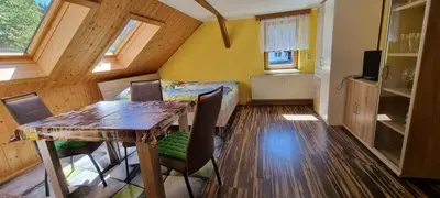 TV/Unterhaltungsangebot in der Unterkunft Ferienwohnung am Fuße des Schwartenberges