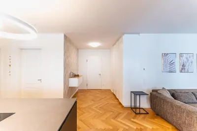 Ein Sitzbereich in der Unterkunft TIP! Design trifft Lage 120 qm Premium Apartment