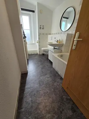 Ein Badezimmer in der Unterkunft FEWO 