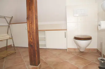 Ein Badezimmer in der Unterkunft Apartment Traumzeit mit Balkon in Vorstadtvilla