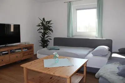 TV/Unterhaltungsangebot in der Unterkunft Ferienwohnung Feldblick