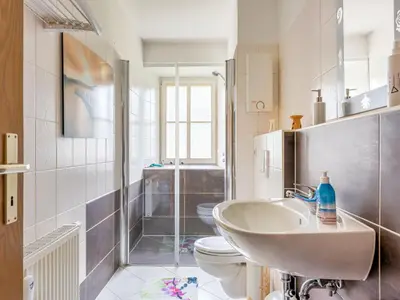 Ein Badezimmer in der Unterkunft Malerischer Aufenthalt in Rauschenbach