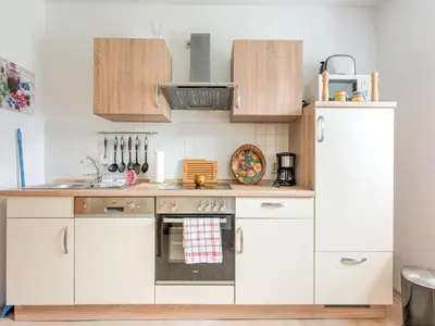 Küche/Küchenzeile in der Unterkunft Apartment nahe Erzgebirge für 2 Personen