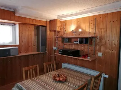 Küche/Küchenzeile in der Unterkunft Haus am Waldrand