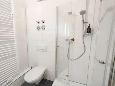 Ein Badezimmer in der Unterkunft tealounge 2 Raum + Küche