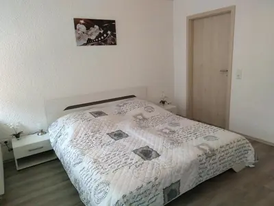 Ein Bett oder Betten in einem Zimmer der Unterkunft Urlaub und Arbeit in Waldheim