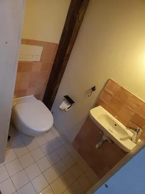Ein Badezimmer in der Unterkunft Annel's Träumerei