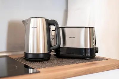 Kaffee-/Teezubehör in der Unterkunft Loh9 - Das Apartment im Citycenter - Parkplatz - Wlan - Aufzug