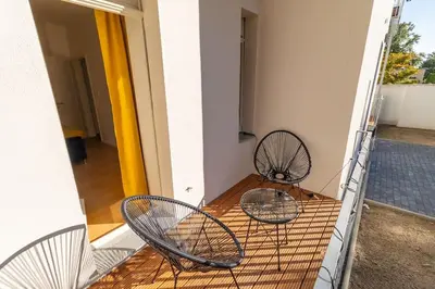 Grundriss der Unterkunft *Modern* 2 Personen, WLAN