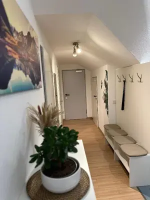 Ein Sitzbereich in der Unterkunft Oasis Appart - Wohnen am Elbtal Dresden - Balkon - Netflix - Tiefgarage