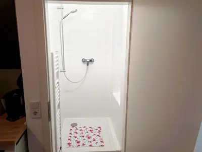 Ein Badezimmer in der Unterkunft Ruhige Monteurwohnung Freiberg