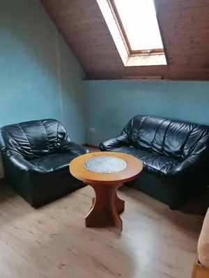 Ein Sitzbereich in der Unterkunft Weidmannsruh Apartment für 2 bis 3 Personen