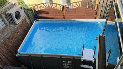 Der Swimmingpool an oder in der Nähe von Pension Zur Wartburg