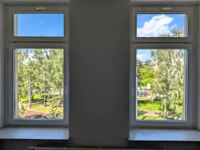 Ein Garten an der Unterkunft Arbeiterwohnung