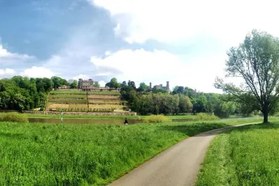 Naturlandschaft in der Nähe der Ferienwohnung