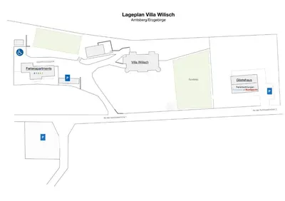 Grundriss der Unterkunft Ferienwohnungen im Gästehaus der Villa Wilisch