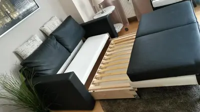 Ein Sitzbereich in der Unterkunft DD-Apartment Löbtau 1