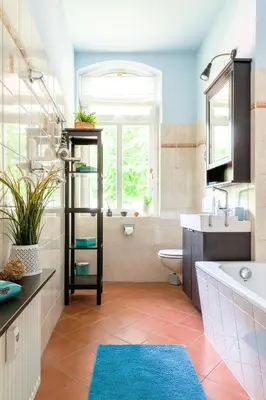 Ein Badezimmer in der Unterkunft DD-Apartment Löbtau 1
