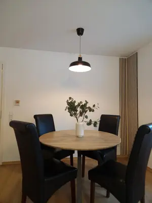 Ein Sitzbereich in der Unterkunft Chic und Charme