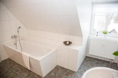 Ein Badezimmer in der Unterkunft Ferienwohnung Zschopau Zentrum