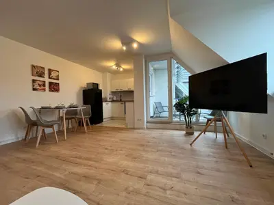 Küche/Küchenzeile in der Unterkunft Wohnperle*WindbergBlick*ruhig