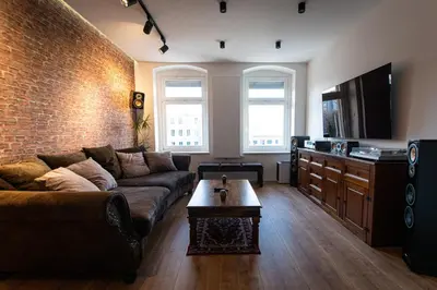 TV/Unterhaltungsangebot in der Unterkunft Ruhiges & luxuriöses Business Apartment im Zentrum