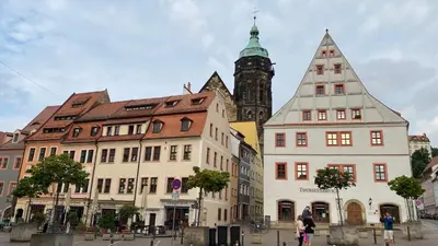Das Gebäude in dem sich die Ferienwohnung befindet
