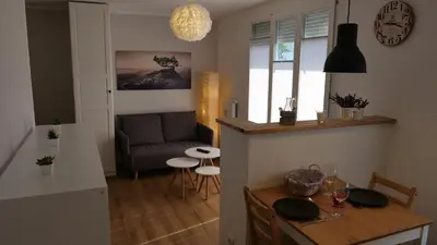 Getränke in der Unterkunft Ferienwohnung Gottleubapark Apartment II