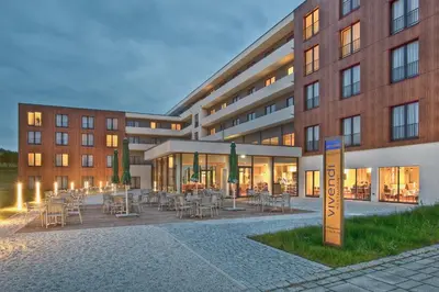 Das Gebäude in dem sich das Hotel befindet