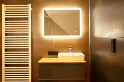 Grundriss der Unterkunft Loft Apartment mit großer Badewanne A