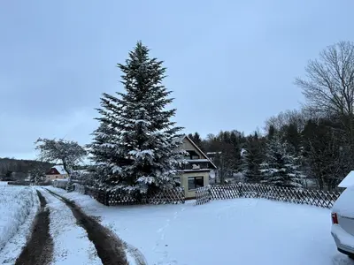 Sonnenhaus im Winter