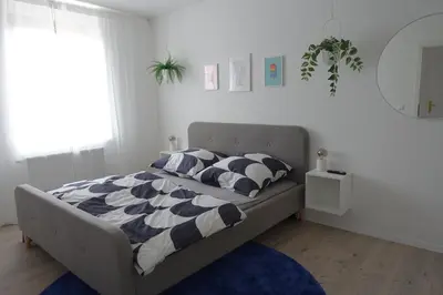 Ein Bett oder Betten in einem Zimmer der Unterkunft Apartment Annett