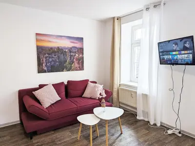 TV/Unterhaltungsangebot in der Unterkunft F2 - Urlaubsmagie Sauna, Pool & Garten