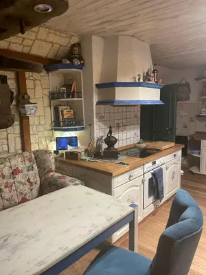 Küche/Küchenzeile in der Unterkunft Ferienwohnung „ Hospitalhütte“
